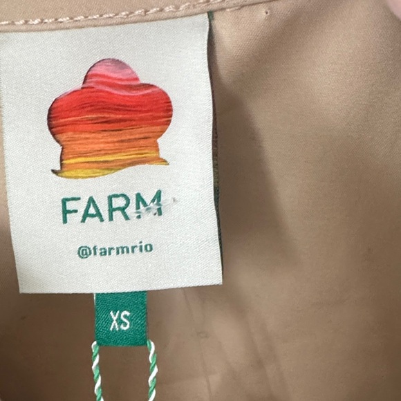 NWT FARM Rio ‘Pockets Over Nude’ Tan Trench Coat - Size XS - Picture 2 of 16